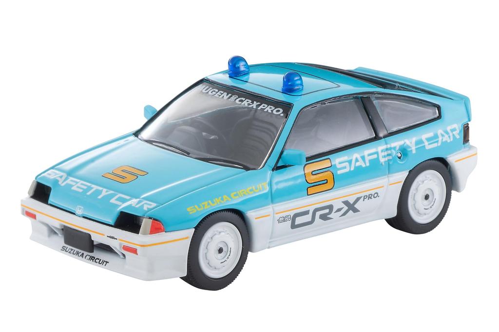 TOMYTEC Tomica Limited Vintage Neo 1/64 LV-N318a Honda Ballade Sports CR-X MUGEN CR-X PRO Suzuka Circuit Safety Car Light Blue/White Finished Product