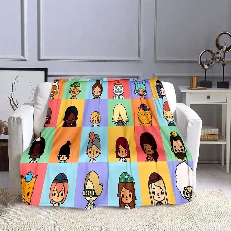 Toca Bocas Coperta Plaid Coperta per Bambini Cartone Animato Gioco Coperta in Pile Morbida Copertura Calda Coperte per Letti Divano Viaggio