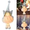 Illuminated Fabric Angel Statue Festival Tabletop Ornament Perfect For Christmas Weddings And Special Celebration