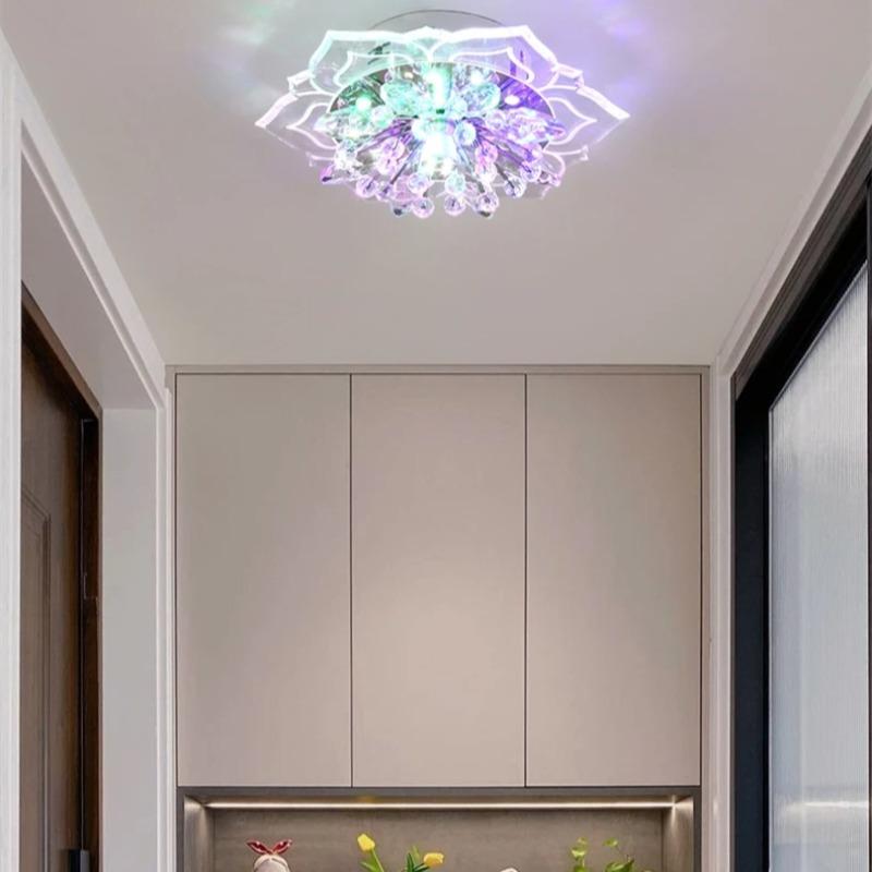 Moderní LED stropní svítidlo Křišťálové stropní svítidlo Lustr do ložnice Vnitřní osvětlení do obývacího pokoje Domácí dekorace Led Lustr