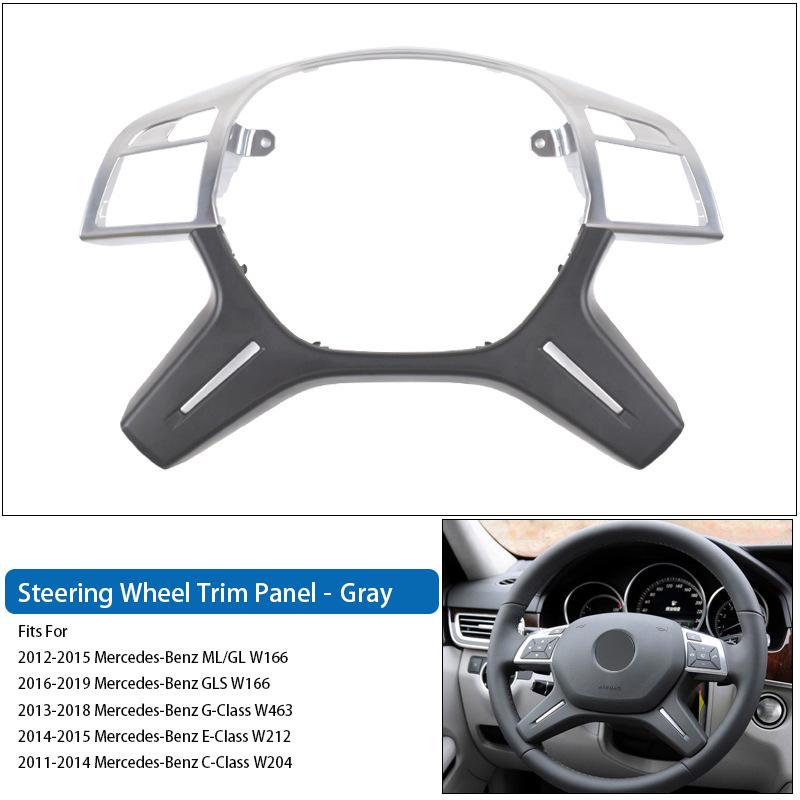 Mercedes ML/GL/GLS W166 & E/C/G-Class W204 Steering Wheel Trim Cover Accessories