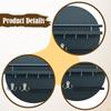 Key Holder Wall Mount Shelf Mail Organizer Tray Hooks for Bathroom Office