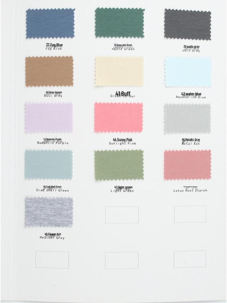 Trójwarstwowa Miękka Bawełniana Tkanina na Koszulki Dwustronna