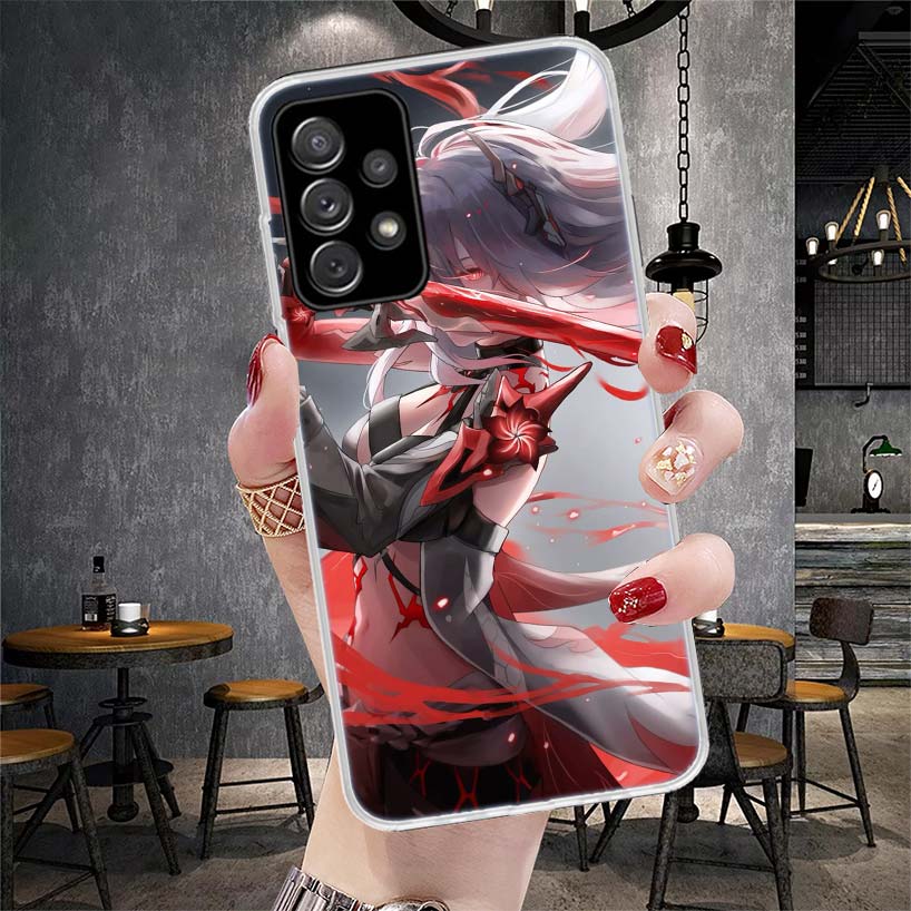 Honkai Star Rail Acheron Phone Case For Samsung Galaxy A71 A51 A41 A31 A21S A11 A70 A50 A40 A30 A20E A10S A20S A6 A7 A8 A9 + Sof