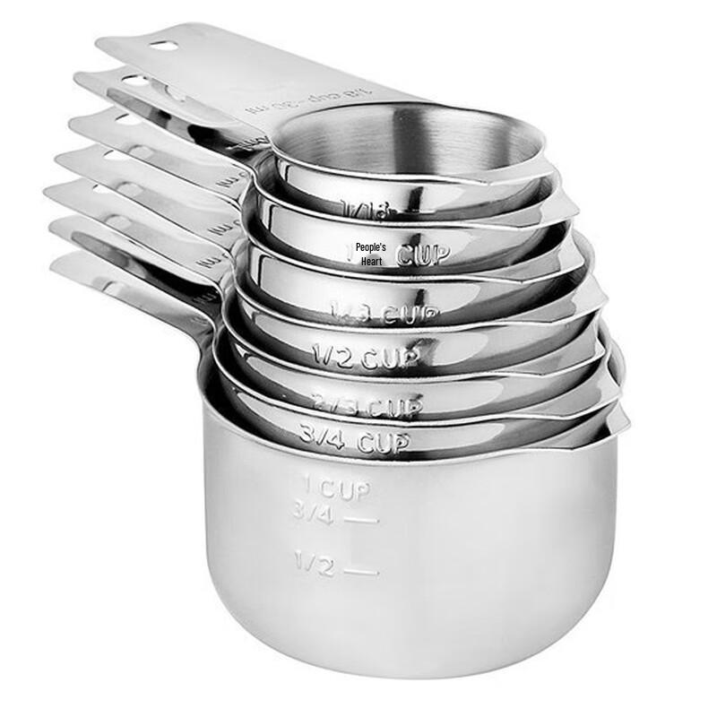 ZISIZ 304 Stainless Steel 7-Piece Measuring Set