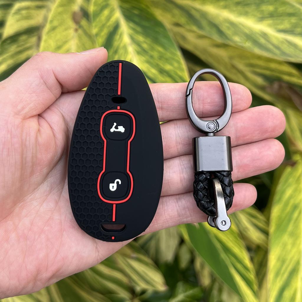 Silicone Car Key Case Protector For Piaggio Vespa Gtv300 Gtv Gts300 Gt S300 Gts 300 Motorcycle Rubber Remote Cover Keychain