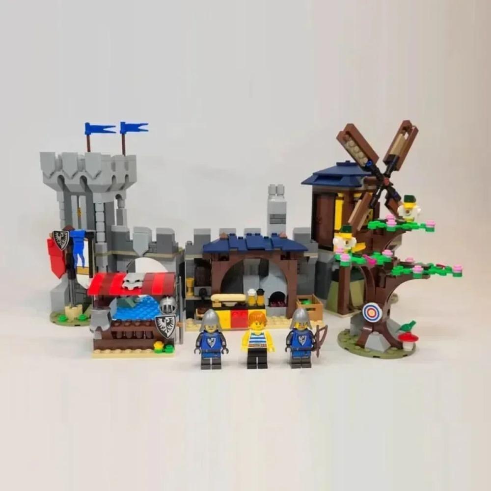 2024 NEW 1426pcs Medieval Castle Building Blocks Assembling Fit 31120 Bricks Model Toys for Children Birthday Gift Set