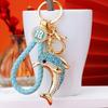 Stunning Rhinestone Dolphin Car Keychain Cute Unique Gift For Women Stylish Accessories