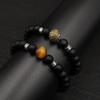 Hot Selling Tiger Eye Beads Wealth Attraction Frosted Bracelet - Perfect Couple Gift