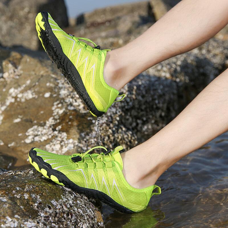 Zapatos Aqua Ligeros y Transpirables para Hombre, Antideslizantes para Mujer, Zapatos de Playa de Verano, Unisex, Secado Rápido, Zapatillas de Vadeo para Surf, Buceo, Senderismo