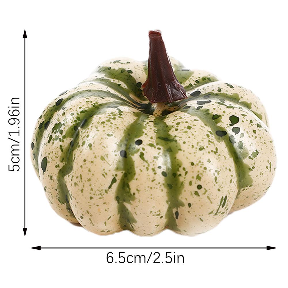 Halloween Artificial Pumpkin Decoration Foam Simulation Fake Mini Pumpkin Halloween Party Decoration For Home Craft Supplies