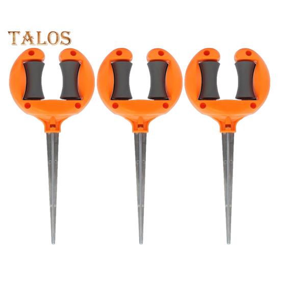 

Направляющая для шланга, садовый держатель для шланга с роликами, вставная направляющая для шланга, удерживает шланг вне цветочных клумб, защищает растения для точного полива 3pcs оранжевый