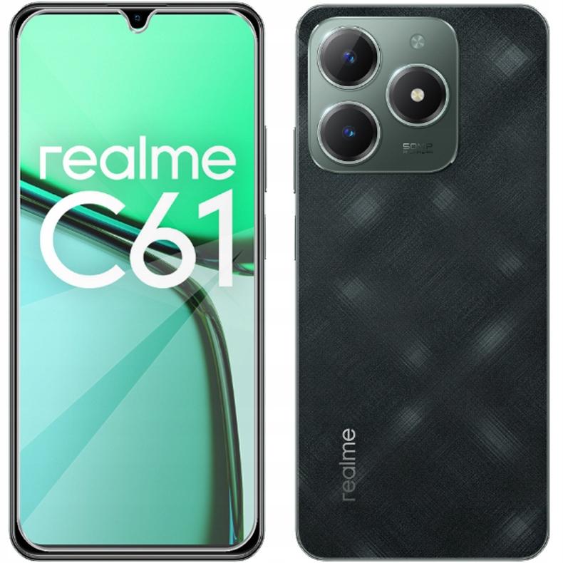 3x Tempered Glass for Realme C61 - Screen Protector 2.5D, 9H 3-PACK