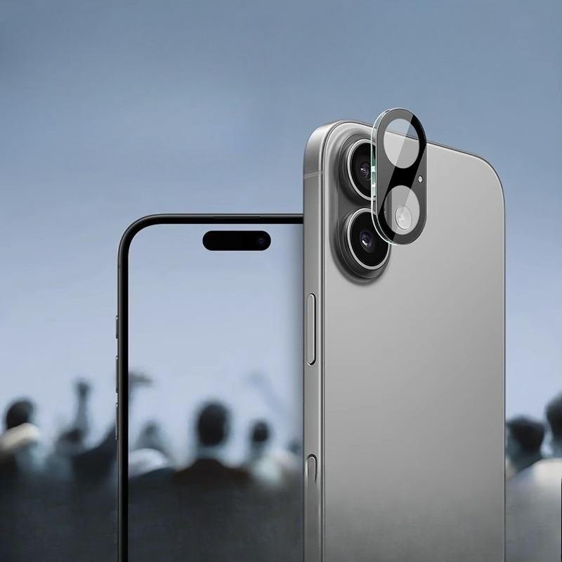 1-3/30-100PCS Anti-fingerprint Tempered Glass Camera Lens Protector Cover For IPhone17 Air Pro Max Rear Anti-scratch Protect Cap