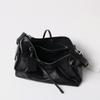 Black Warrior 2025 Women's Genuine Leather Biker Messenger Tote