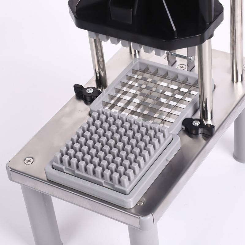 Manual Fries Machine Commercial Vegetable Fruit Meat Chopper Dicer Cutting Machine Stainless Steel Potato Cutter French Slicer