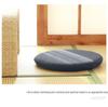 MUJI-Style Tatami Round Memory Foam Seat Cushion - Breathable, Solid Color, Tie-On for Office Chair