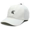 Ck Cap Hat Logo Monogram Cotton MONOGRAM EMBROIDERY BASEBALL CAP Bright White 4G5002G 110 [Calvin Klein] [Item]