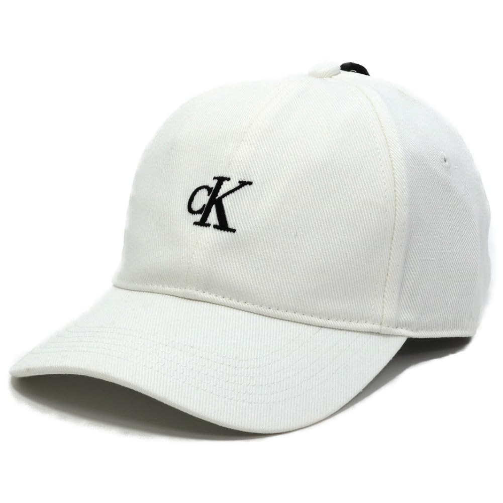 ck Cap Hat Logo Monogram Cotton MONOGRAM EMBROIDERY BASEBALL CAP Bright White 4G5002G 110 [Calvin Klein] [Item] белый