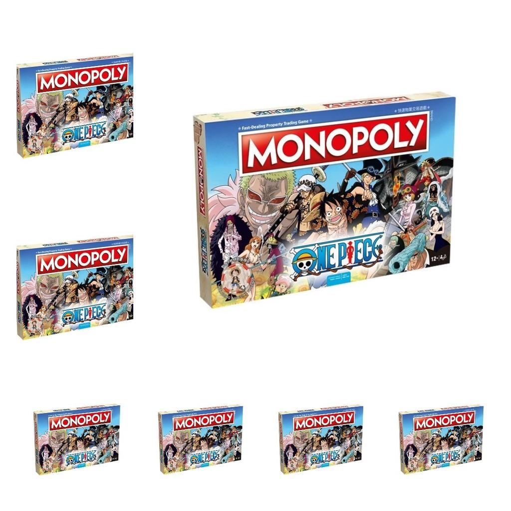 Exciting One Piece Monopoly English Board Game Card Set For Ages Seven To Thirty Five