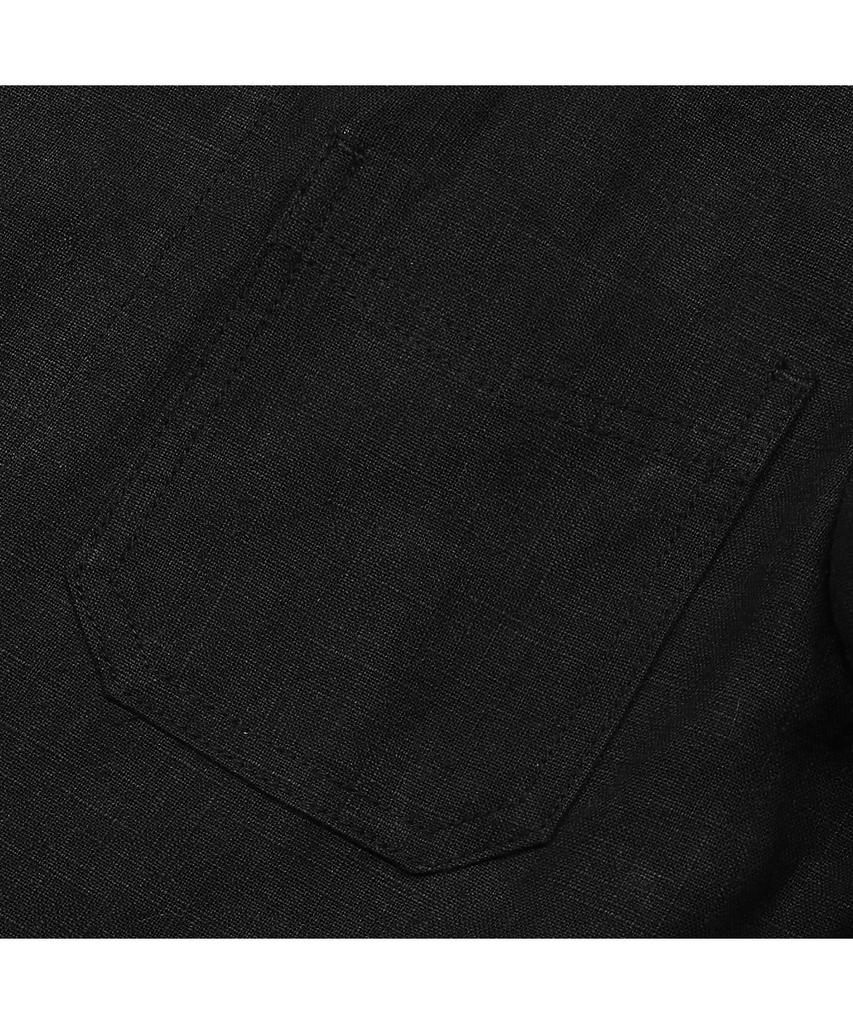 Sortie 8S Linen French Work Jacket (Black)