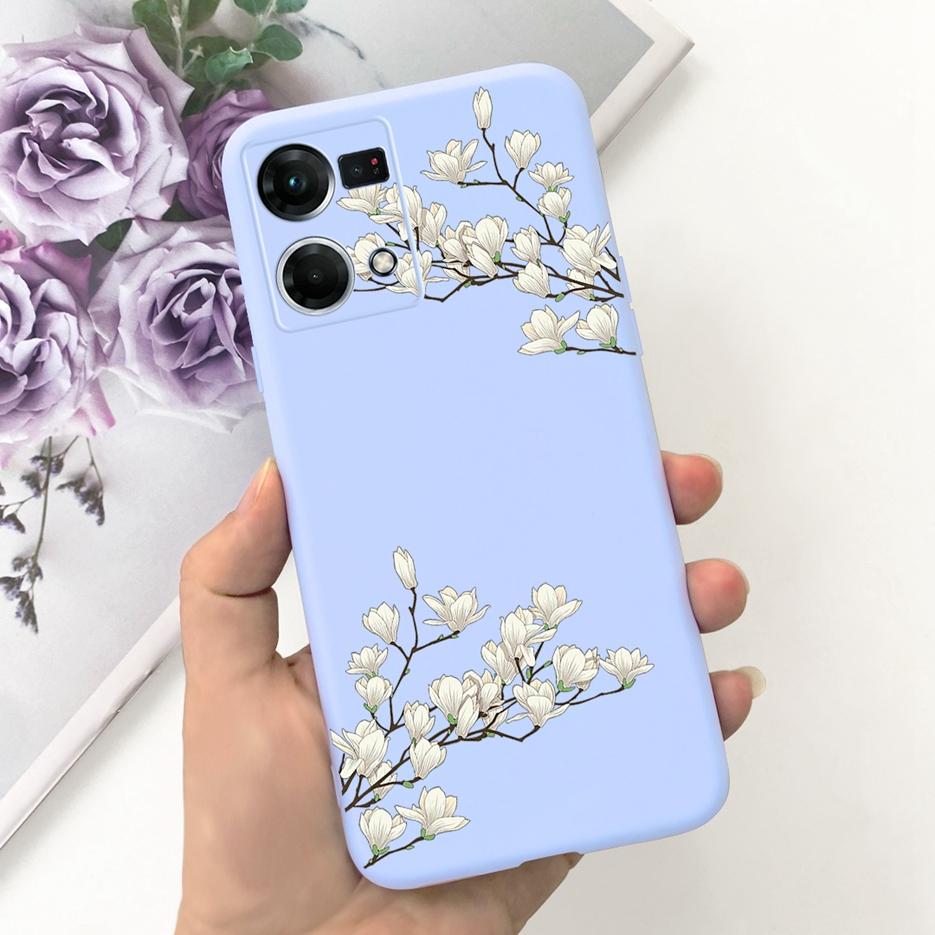 For Oppo F21 Pro 4G Case Oppo Reno7 CPH2363 Cute Fashion Cartoon Cover Soft Silicone Phone Case For Oppo Reno 7 F21Pro 4G Bumper