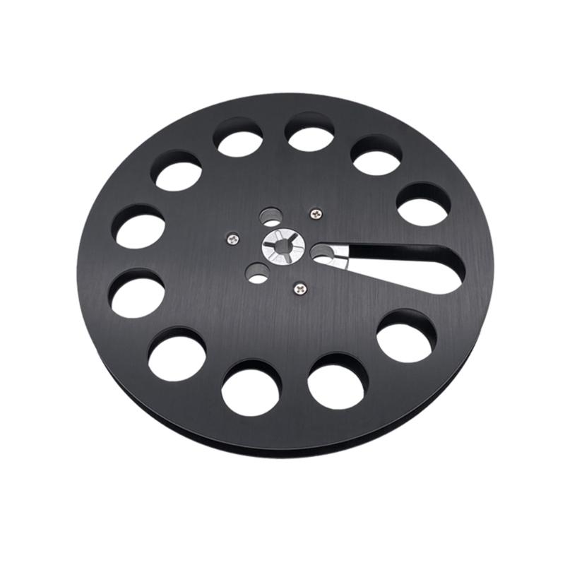 7Inches Magnetic Tape Spool Aluminum Tape Reel with 12 Holes Open Reel Audio Aluminum Takeup- Reel 7'' Multi-Color