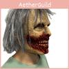 Horror Female Crack Ghost And Zombie Latex Headgear For Halloween Christmas And