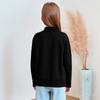 Children's Fashionable Casual Fleece Turtleneck Long-sleeved Top