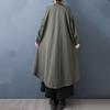 long sleeve oversized vintage  casual loose autumn spring trench coat for women Outerwear