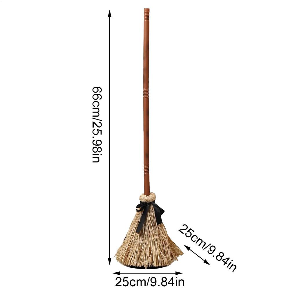 Halloween Witch Broom Plastic Floating Witch Broom Props CosplayBroomstick For Halloween Costume Party Supplies Home Decoration