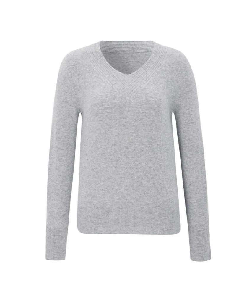 TACET Basic Cashmere Blended V-Neck Knit