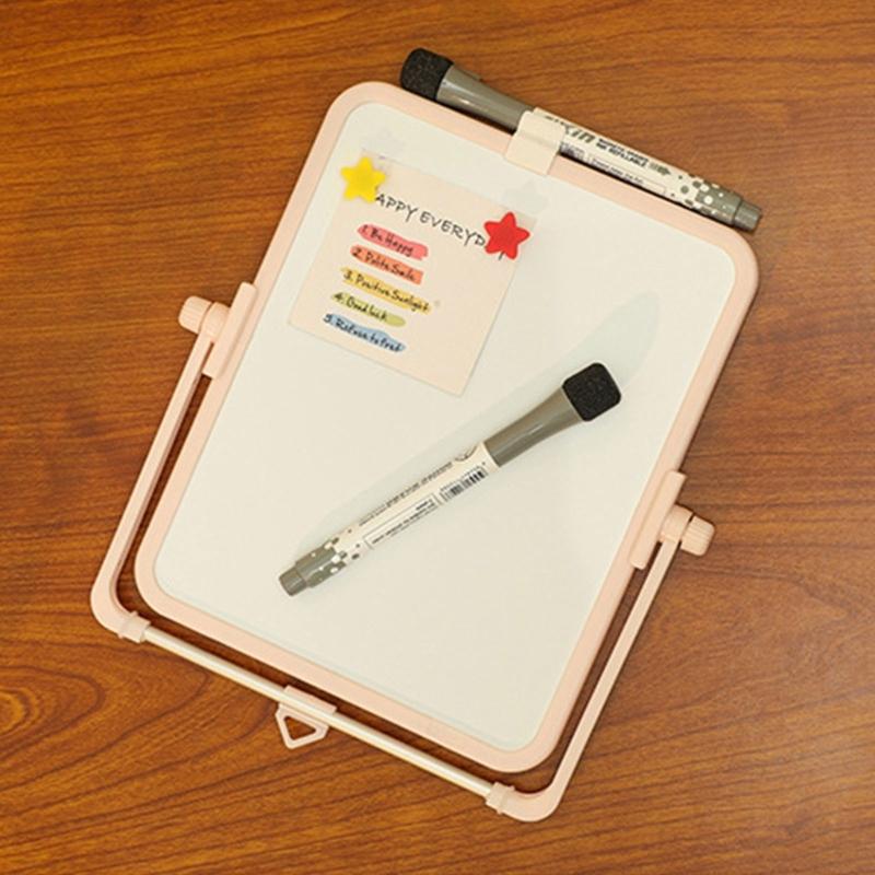 Doppelseitige Whiteboards Message Board Magnetisches Whiteboard mit Markern Hängendes Schreibbrett zum Zeichnen & Schreiben