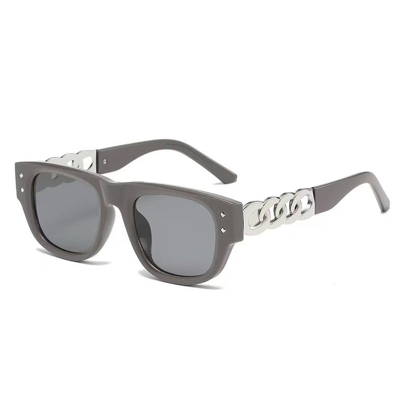 Fashion Style Men Sunglasses Square Shape Chain Shape Leg Sun Glasses For Women Travelling Fishing Sun Glass