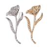 Suit Charm Deco Flower Bud Brooch Zinc Zinc Alloy Clothing Pin Accessories Romantic Tulip Brooch  Woman