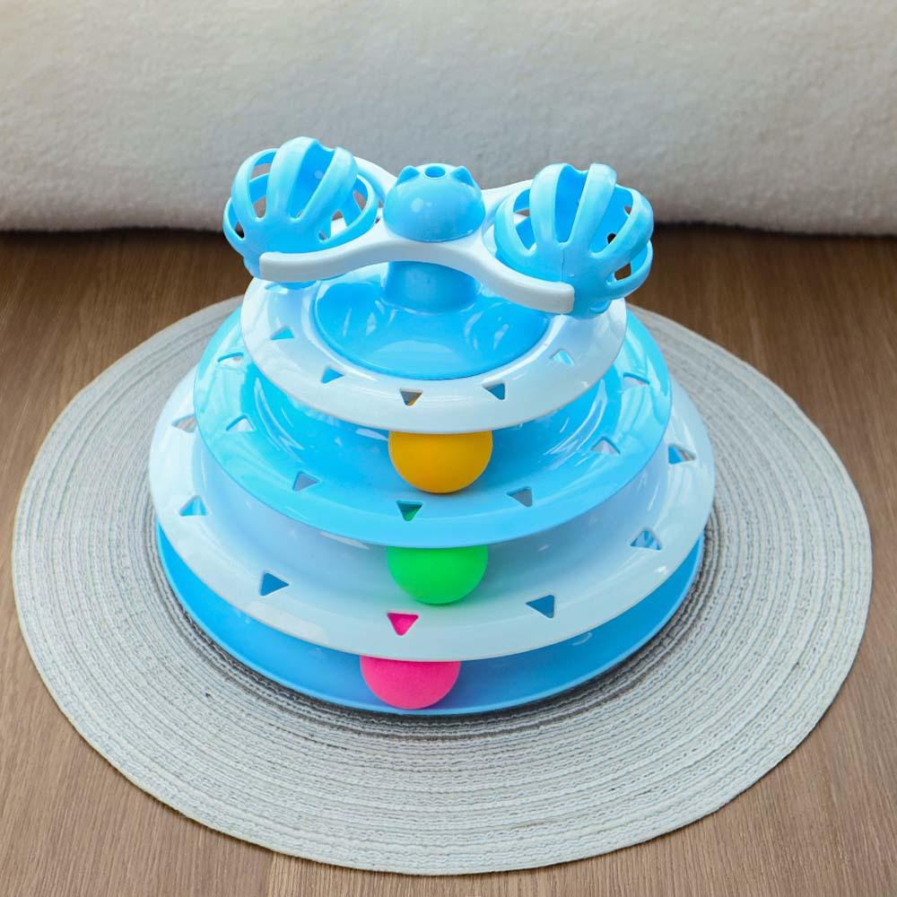 Unleash Joy Premium ABS Material, Spinning Balls Cat Toy For Active Indoor Cats