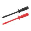 2PCS J.30016 Piercing Probe Multimeter Test Hook with 4mm Connector Port Car Repair Test Hook Insulation Test Needle