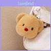Bear Butter Plush Toy Keychain Coin Purse Headphone Bag Decorations Pendant
