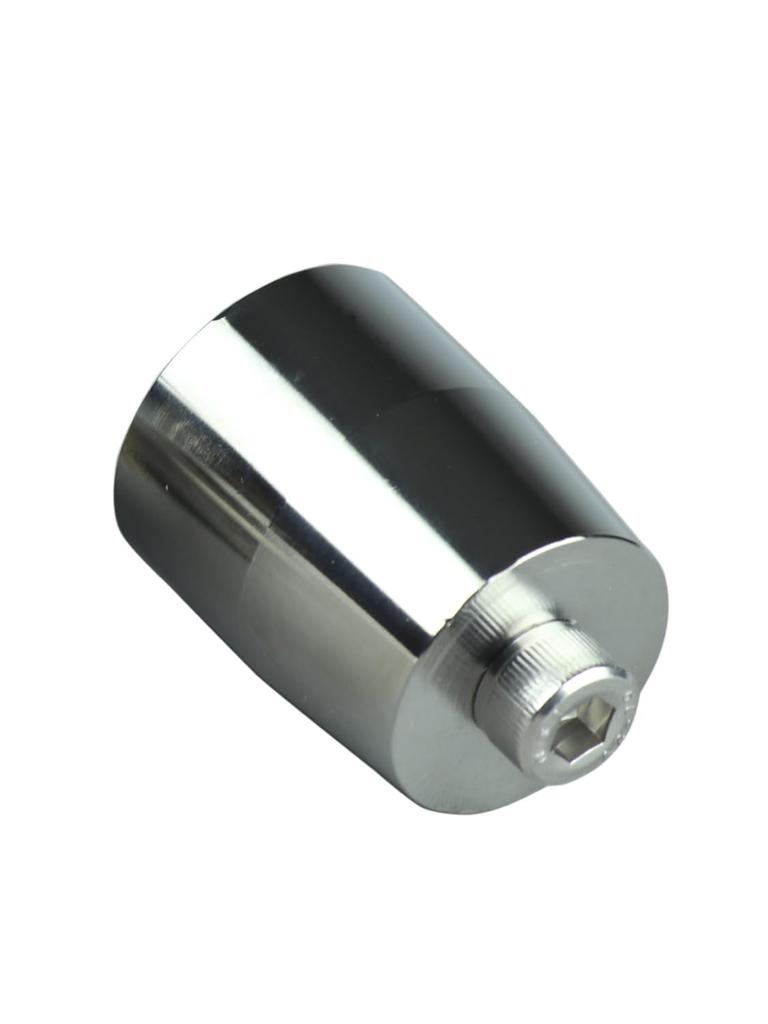 POSH 031579-BR-10 Motorcycle Supplies, Ultra Heavy Bar End Repair Inner Only, Genuine M8 Type, 1 Piece, Plating