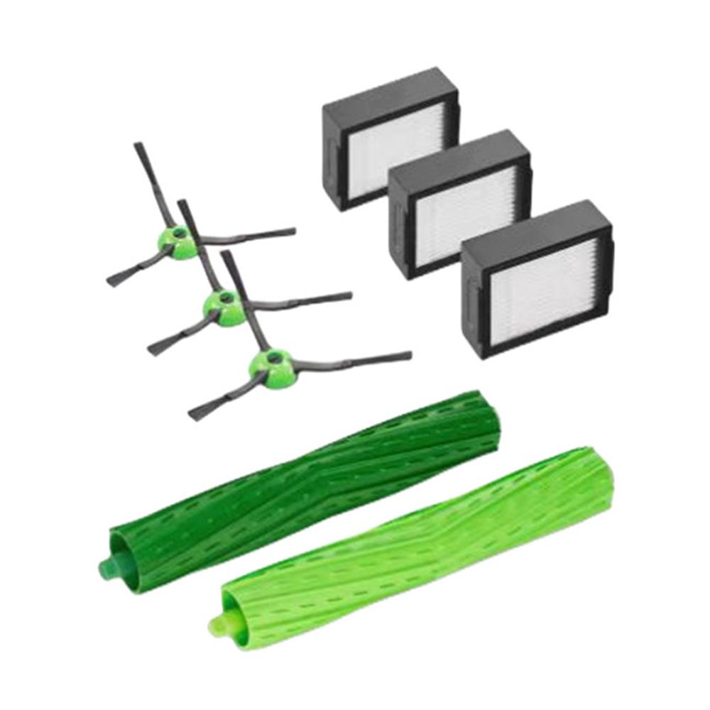 For Irobot Roomba Combo I8/i8 Plus 2 Roller Main Brush+3 Side Brush+3 Filter Sweeping Robot Replacement Part Kit