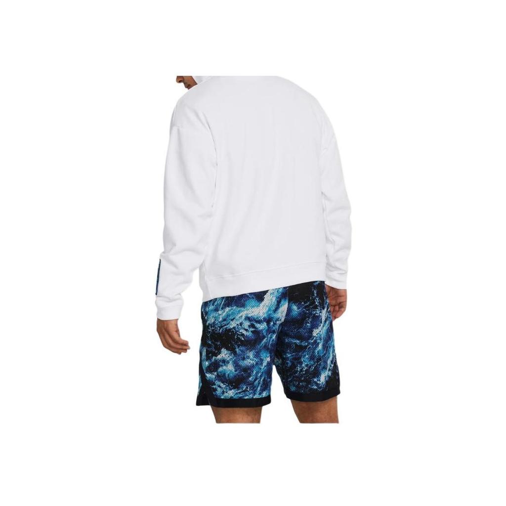 Under Armour X Bruce Lee Kollaboration UA Frühjahrskollektion Bruce Lee Charakter Print Hoodie Herren Hoodies Weiß 1385302-100