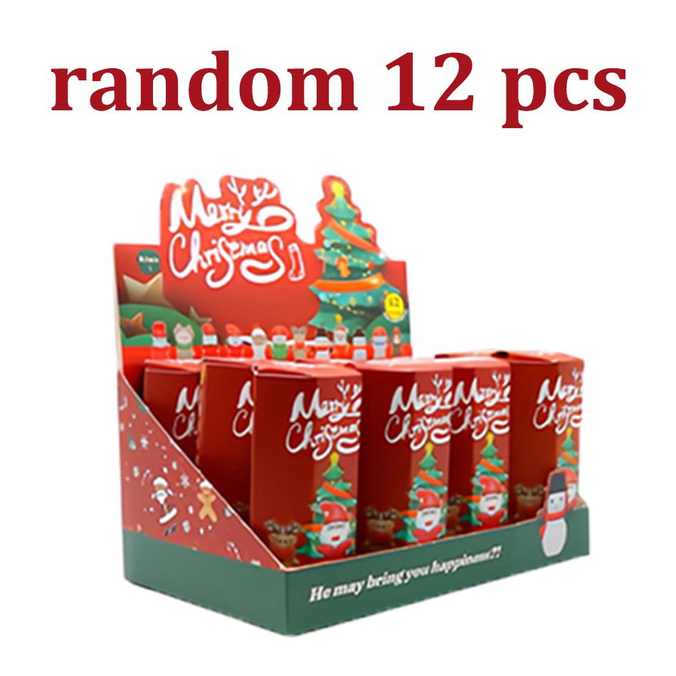 Mini Santa Claus Party Slepá krabička Série Vánoční panenka Ručně vyráběná Slepá krabička PVC Model Dekorace na mobilní telefon Vánoční dárky