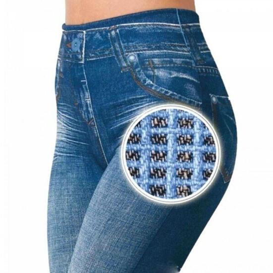Women Yoga Pants High Waist Slim Fit Butt Lifting Leggings Imitation Jeans Seamless Trousers Skinny