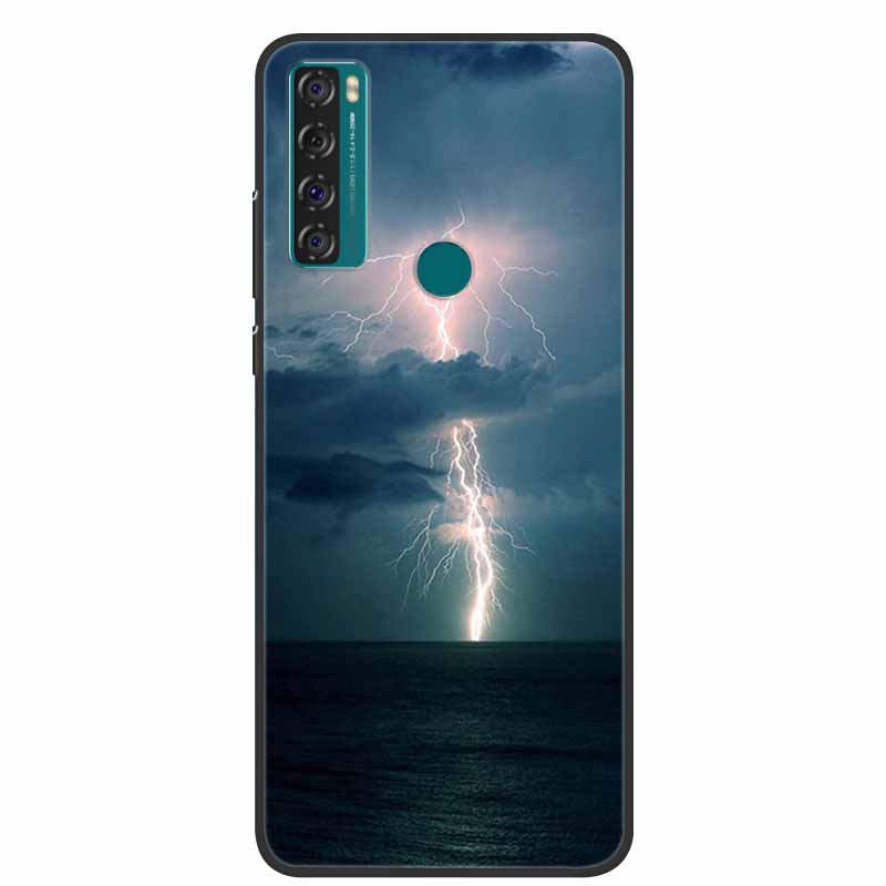 For TCL 20SE Case 20L+ 20L 20S Paint Soft TPU Silicone Phone Cover for TCL 20L Case Coque20s 20 s T775H T774H TCL 20 se 20 Plus