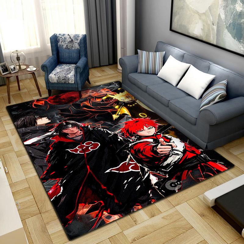 Anime-Naruto  Area Carpet for Living Room Bedroom Home Decor Cool Movie Mat Floor Mat -LXR79