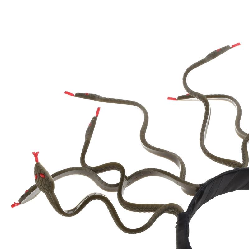 Medusa Cosplay Costume Snake Shape Headwear Role for Play Party Masquerade Supplies Carnival Halloween Dress-up HeadPiec