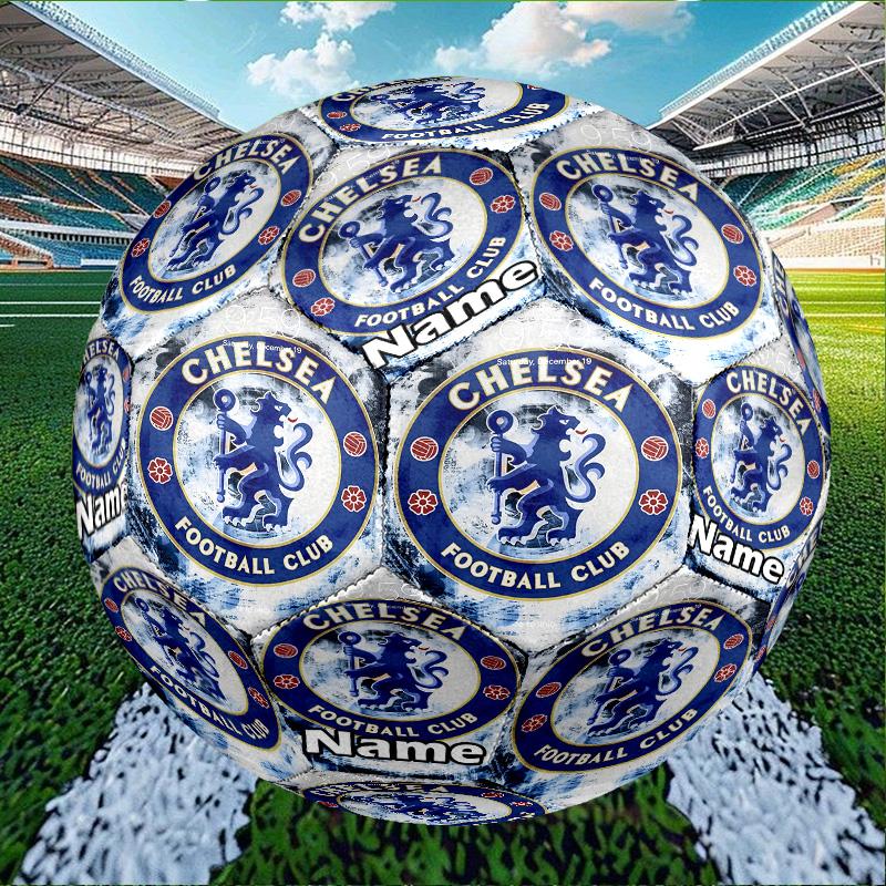 Custom Name Personalized Football Club F.C-A Print Size 5 Soccer Ball Training & Match Football, for Team, Kicking, Gift for Football Enthusiasts