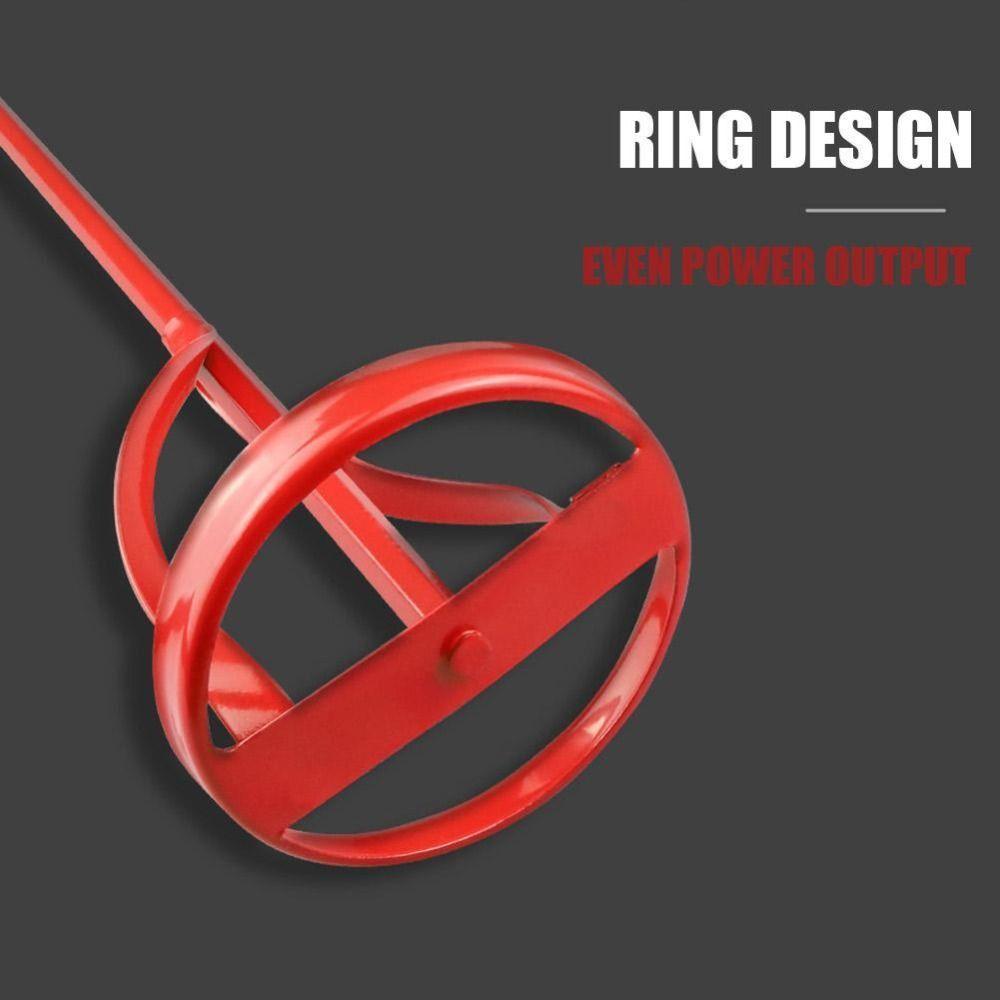 Construction Grouting Tool Hexagon Shaft Plaster Paint Mixer Mixing Paddle Rod For Electric Drill