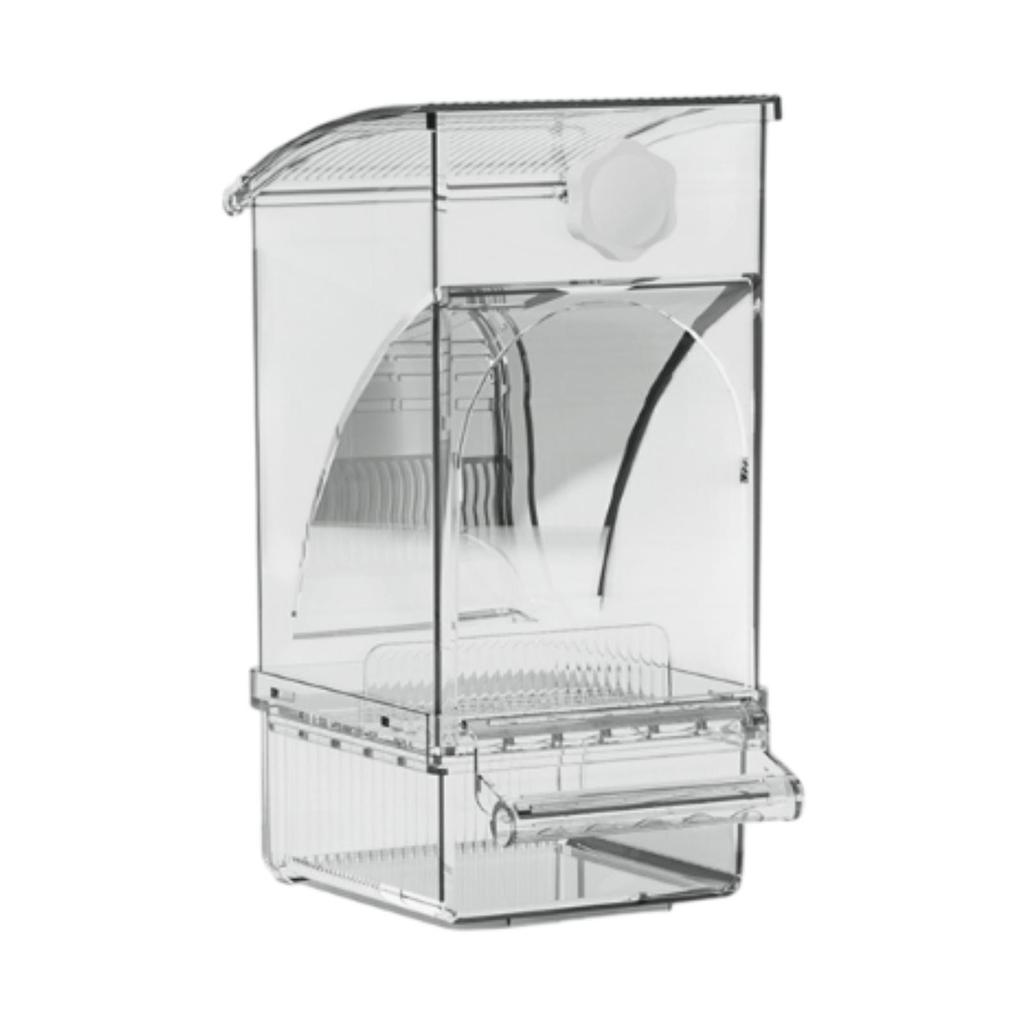 Automatic Bird Feeder Feeding Station Cage Accessories Easy to Clean Bird Cage Feeder for Birds Cockatiel Budgies Lovebirds