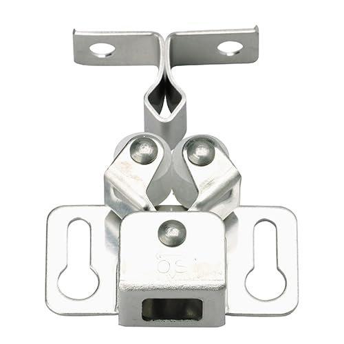 Sugita Ace Stainless Steel Roller Catch PB-067 Durable Cabinet Door Latch with 4 Screws Repair Hardware 1 Piece
